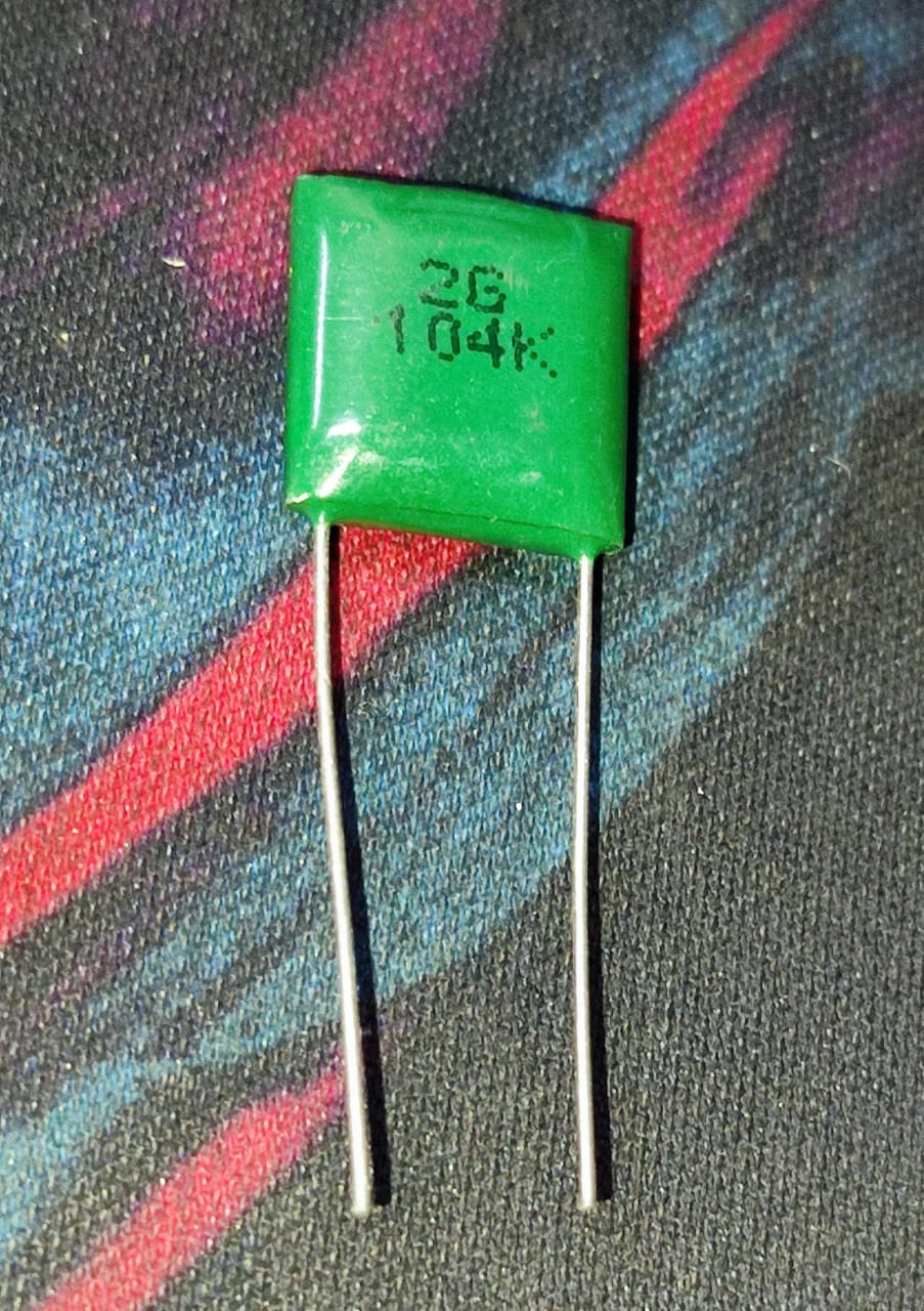 2G104 0.1uf 400V DC Polyester film Capacitor 100nF 10% ETD11019