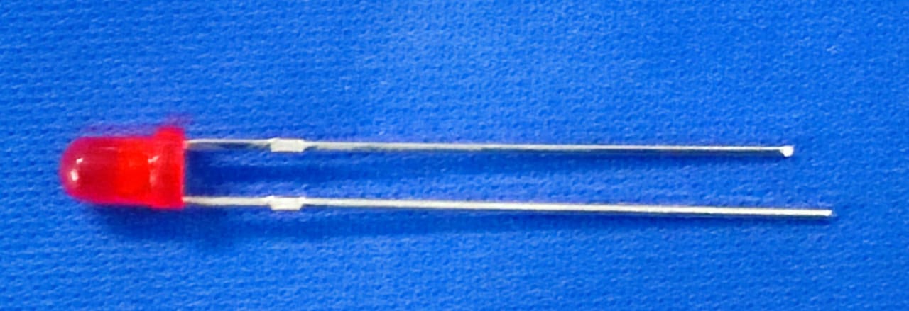 RED 3mm LED DIFFUSED ET7012