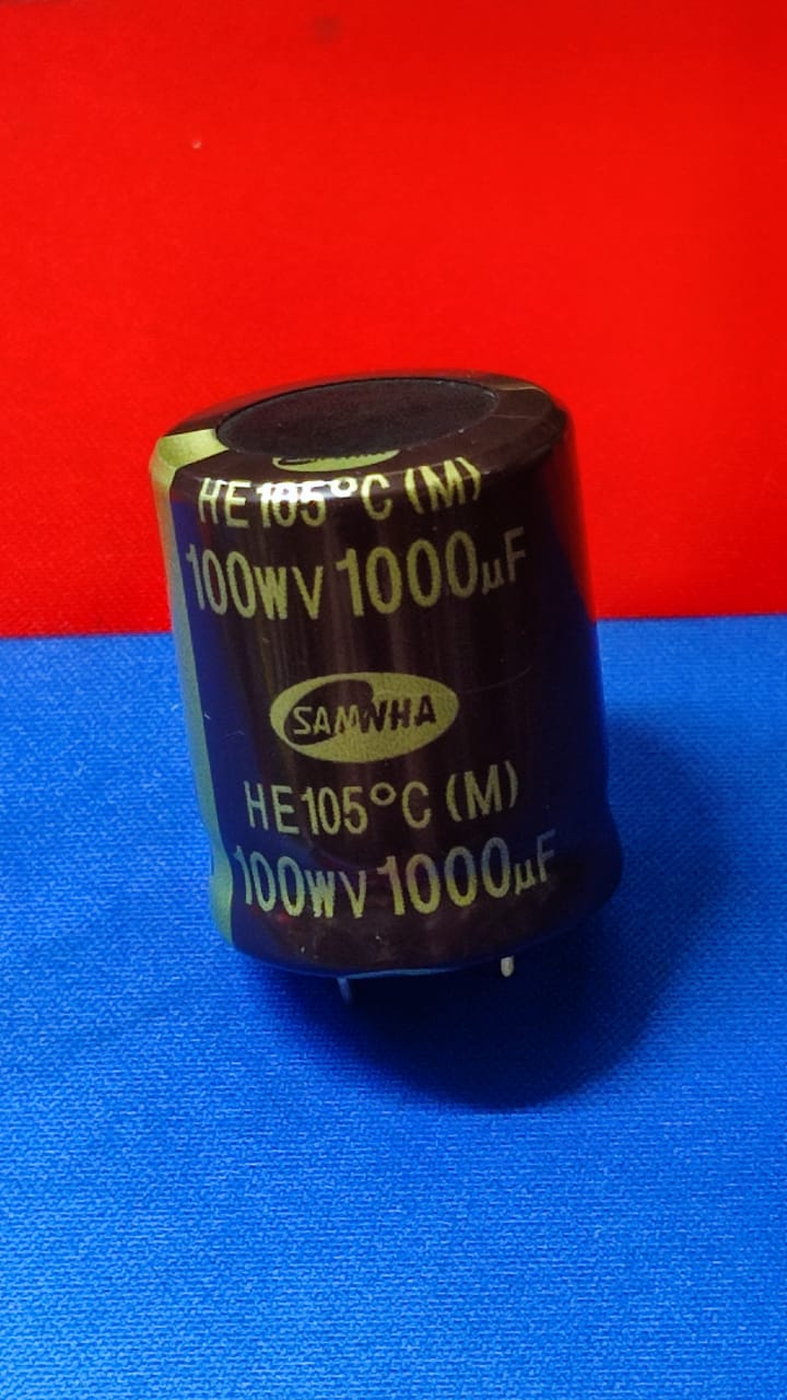 1000uF 100V SAMWHA CAN Type Electrolytic Capacitor ETA2252