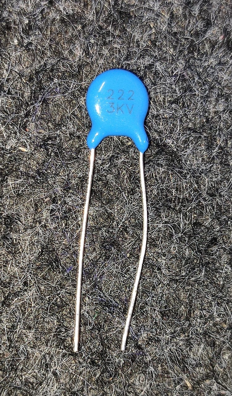 222 3KV 2.2NF ceramic disc Film capacitor 20% ETD11295