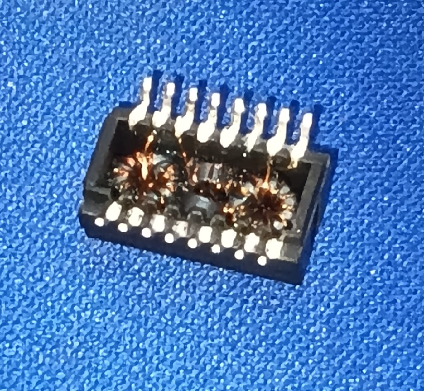 HR641680E SMD-16P,12.7x9.5mm HANRUN .5kV Single port 1:1 10/100 Base-T Pulse Transformers ETD11454