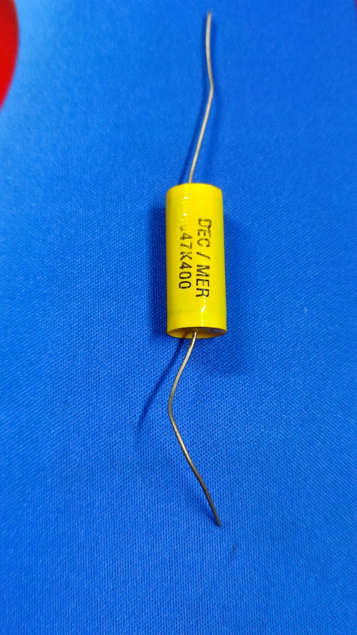 0.47uf 100V MPR Capacitor DEC 0.47K100 10% ET9758