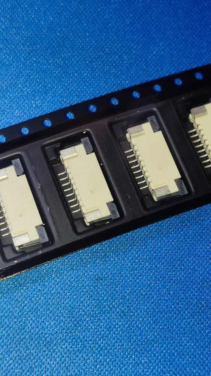 AFA07-S08ECA-00 8 pin SMD,P=1mm,Surface MountRight Angle JUSHUO Drawer Type 8P Contact,Top Horizontal attachment FFC, FPC Connector Assemblies ROHS ETA2509