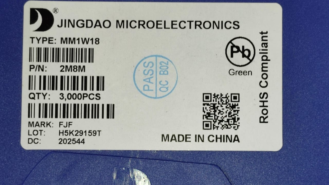 18V 1W SOD-123 MM1W18 Jingdao Zener Diodes SMD FJF ETA2401