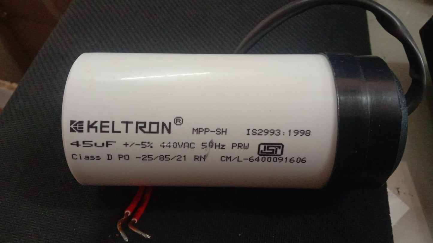 45uF 440V AC CAPACITOR 45MFD KELTRON ETD11052