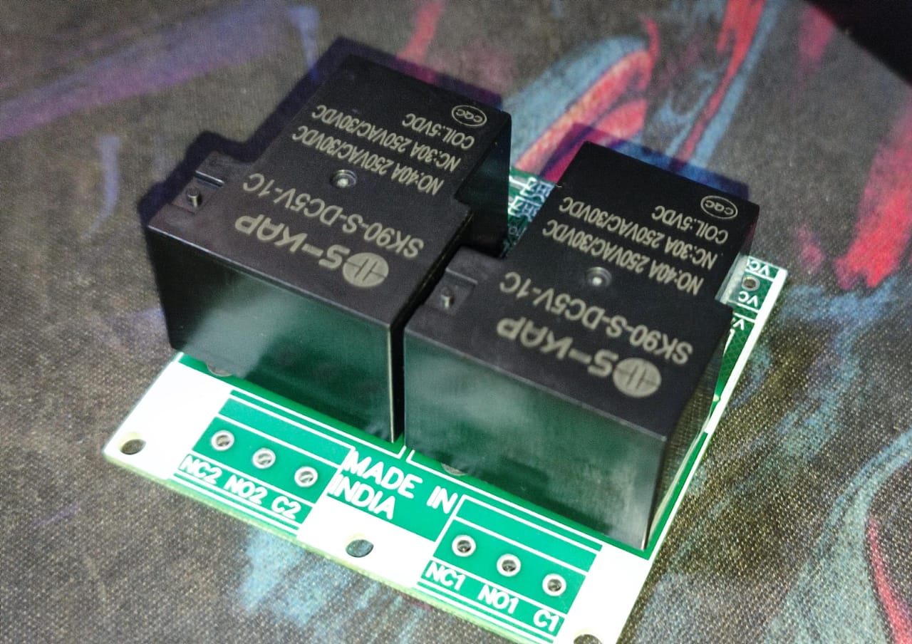PCB FOR 2 channel 30A T RELAY BREAK OUT 2CH ETD11230