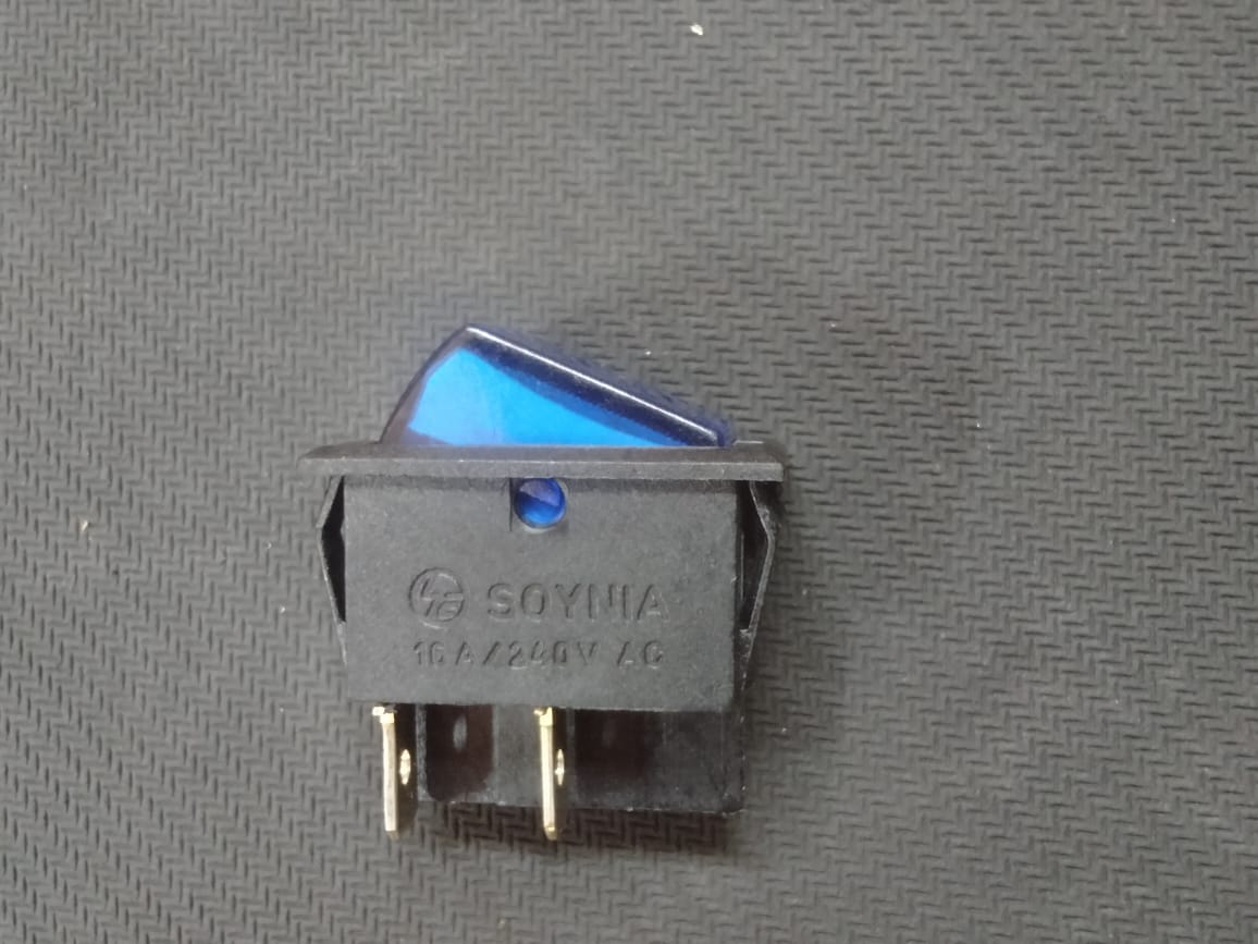 SE324 blue SOYNIA 2 POSITION 4 LEG 250V 16A ROCKER SWITCH with indicator B8863