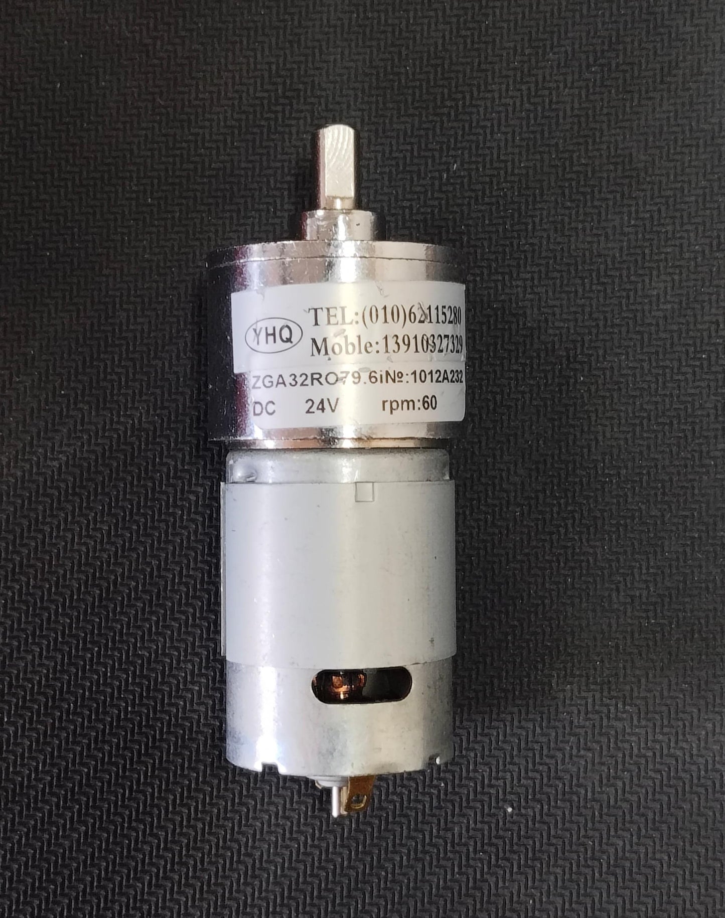 60 RPM DC GEAR MOTOR 24V ETH6570
