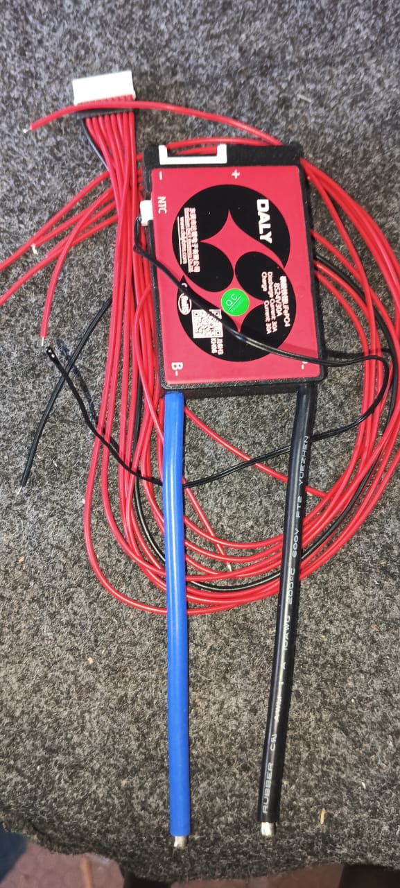 8S 30A BMS Lithium Iron Phosphate LFP SAME PORT W/P DALY 24v ET11365