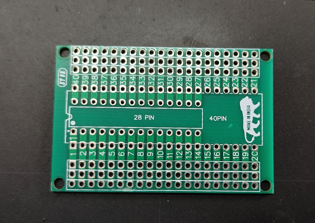 40 PIN TO 4 PIN DIP IC BREAKOUT DOT BOARD PCB ET5804
