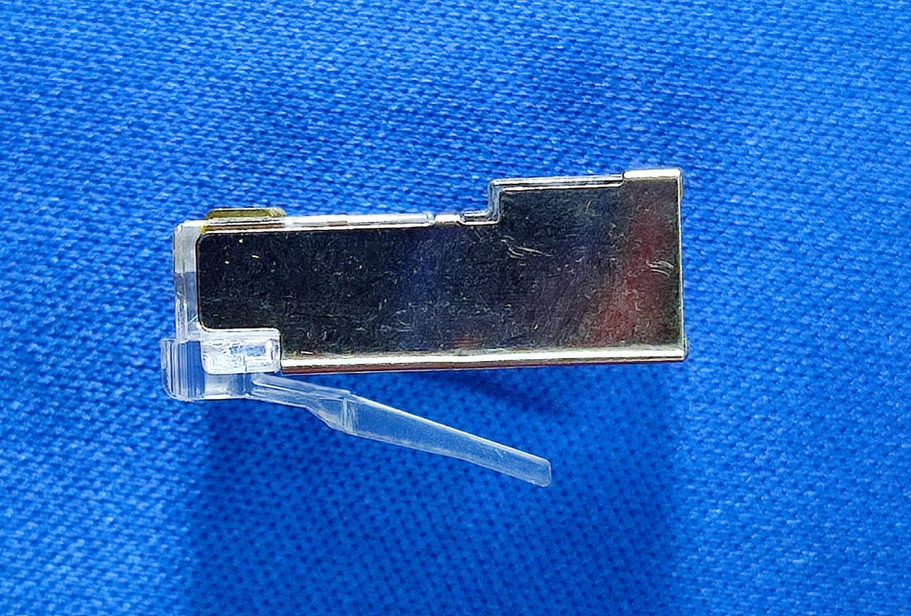 RJ45 metal Connector Male 8 Pin ET6574
