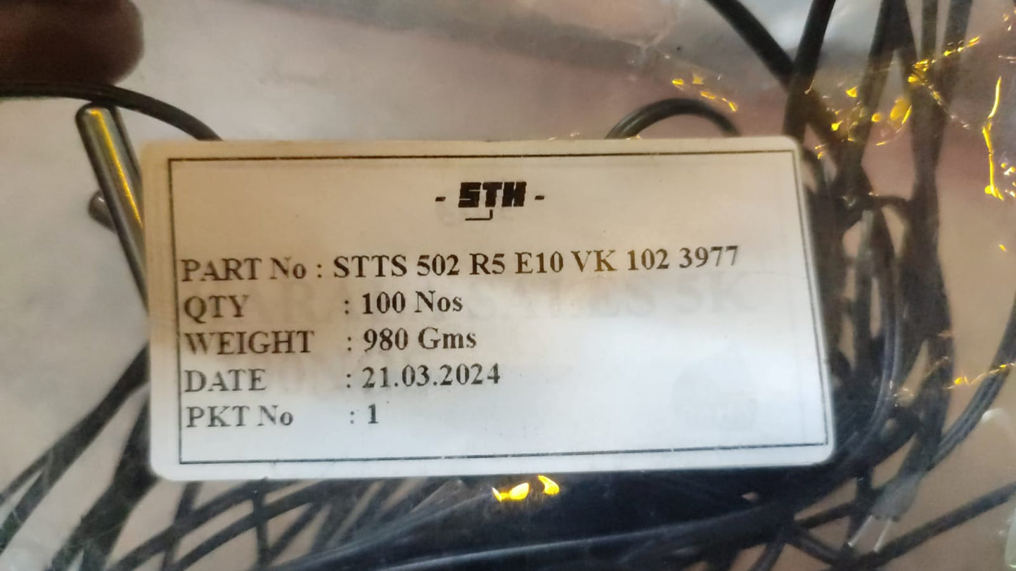 NTC 5K Ohm with STEEL CAP & 80 TO 100CM wire ETE9890