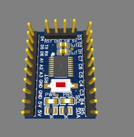 PCB FOR STM8S003F3P6TR / STM8S103F3P6 TSSOP20 BREAKOUT BOARD ET7251