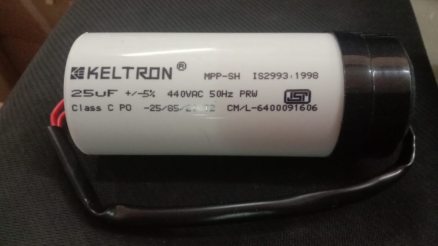 25uF 440V AC CAPACITOR 25MFD KELTRON ETD11048