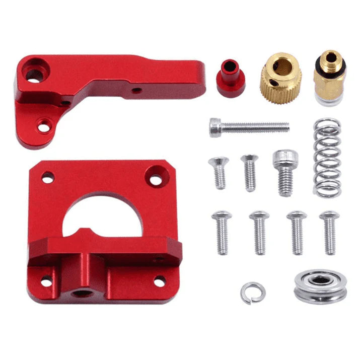 Extruder Kit Right Side Upgraded Red MK8 All Metal Bowden for 1.75mm Filament ET6599