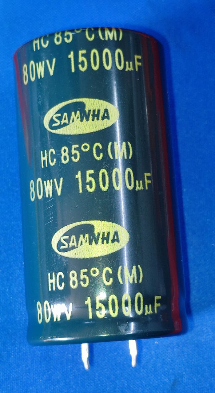 15000uF 80V SAMWHA Electrolytic Capacitor CAN Type ETA2256