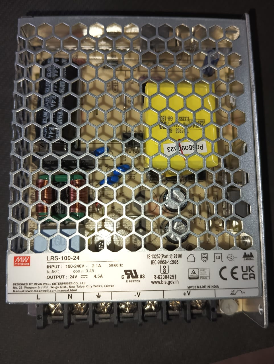 LRS-100-24 MEAN WELL 24V 100W AC DC Converters SMPS ETD11208