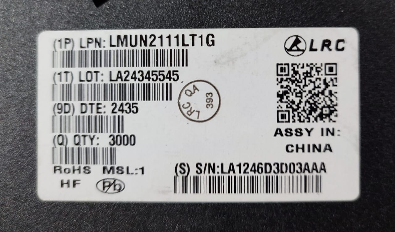 LMUN2111LT1G SOT-23 pnp A6A Digital Transistor 50v 100mA SMD ETA1908