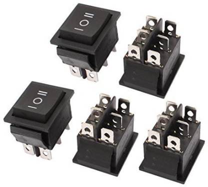 Rocker Switch 6 LEG 3P 3 Position On-Off-On Toggle Wiring Boat 250V 4A 20MM*15MM ET8590