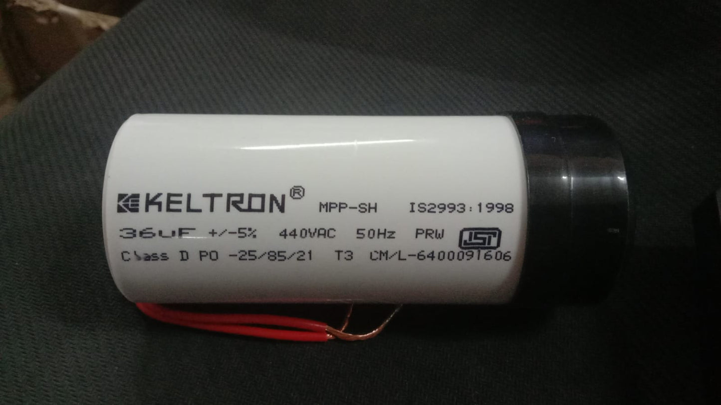 36uF 440V AC CAPACITOR 36MFD KELTRON ETD11050