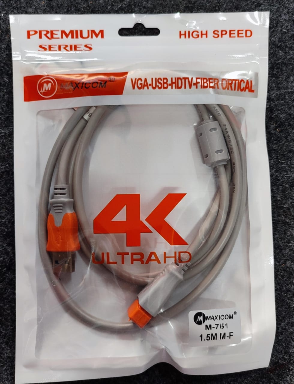 USB A MALE TO FEMALE Cable 1.5M extension ET9790