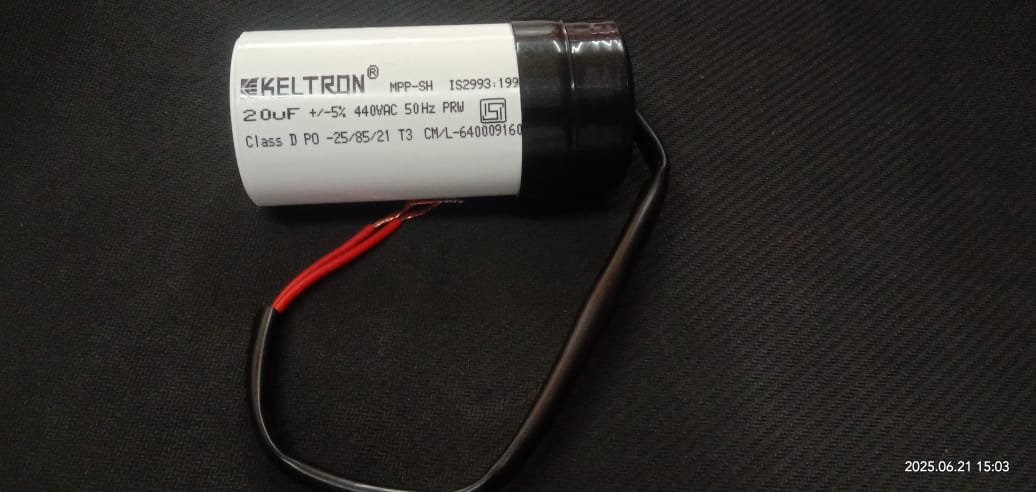 20uF 440V AC CAPACITOR 20MFD KELTRON ETD11045