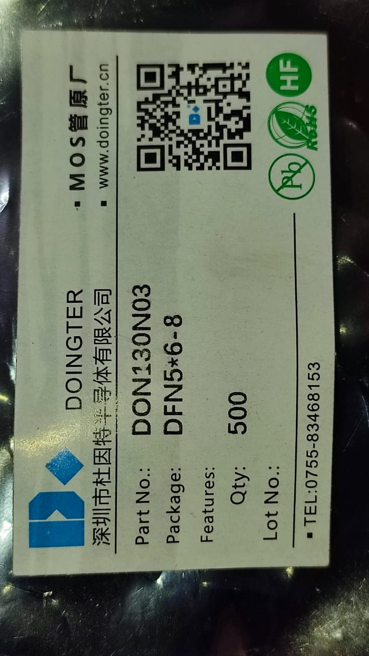 DON130N03 DFN-8(5x6) DOINGTER 30V 130A 130N03 N-channel MOSFET smd ETA2500