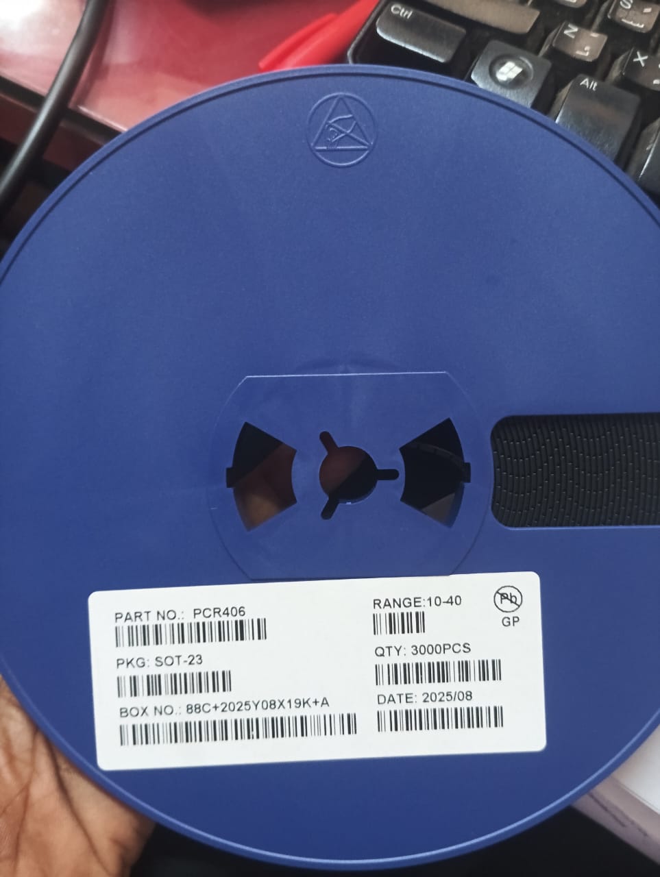 PCR406 JKX SOT23 THYRISTOR 400V 0.5A ETD11152