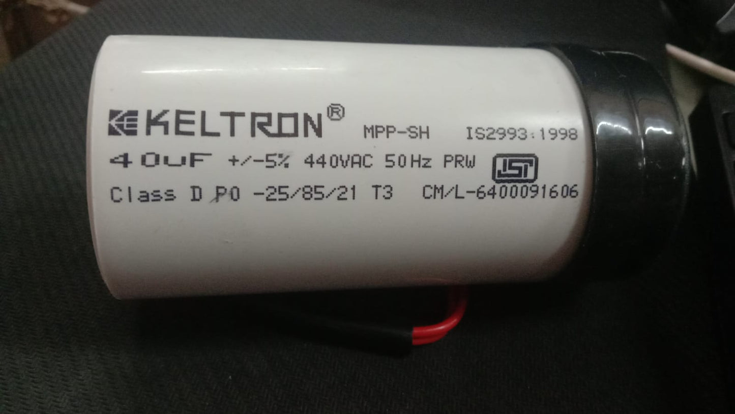 40uF 440V AC CAPACITOR 40MFD KELTRON ETD11051