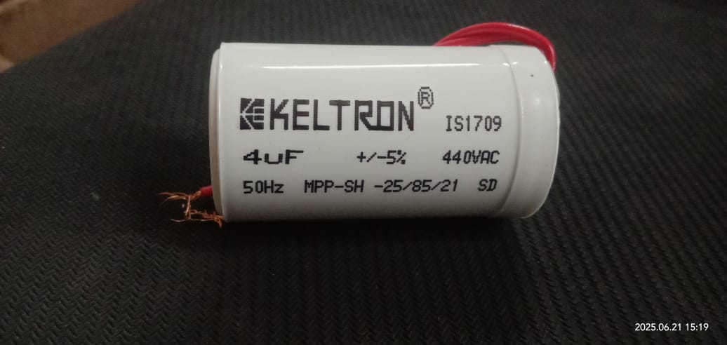 4uF 440V AC CAPACITOR 4MFD KELTRON ETD11041