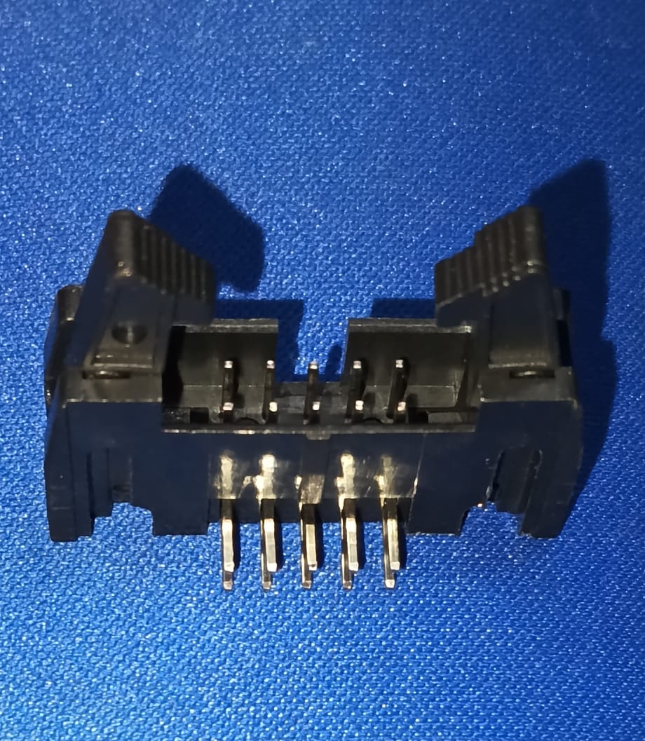 10 Pin FRC MALE BENT CONNECTOR WITH LOCK 2.54MM ET11401