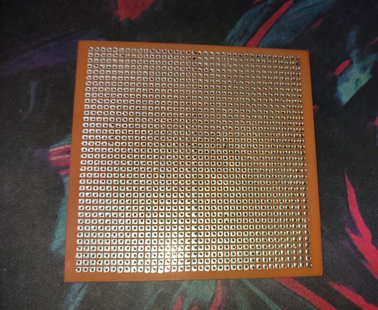 10x10cm DOT PCB SIZE 4x4 INCHES dotted Single side ET8384