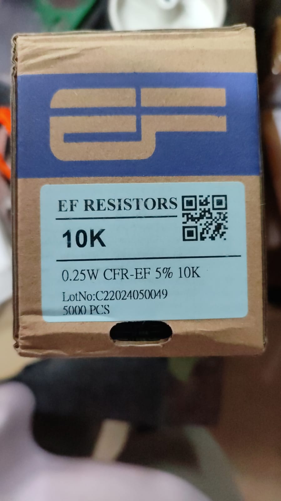 10K 0.25W RESISTOR CFR TOLERANCE 5% ET10683