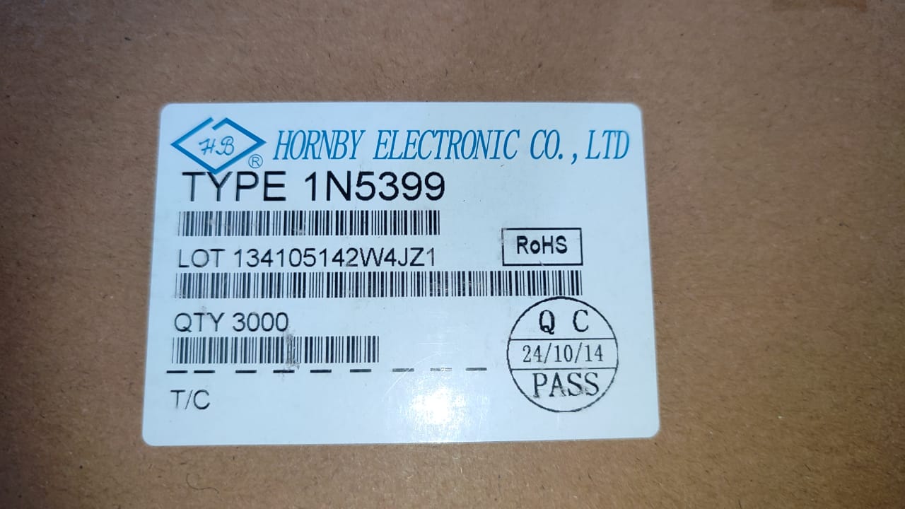 1N5399 DO15 HORNBY Diode 1000V 1.5A IN5399 ETA1634
