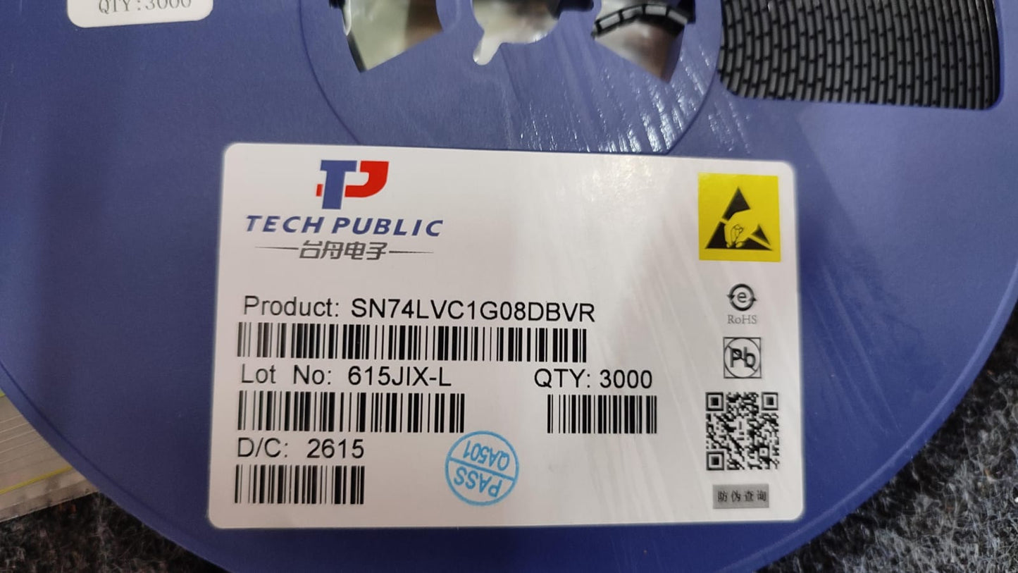 SN74LVC1G08DBVR SOT23-5 TECH PUBLIC 2-INPUT AND GATE SMD 7408 ET7675