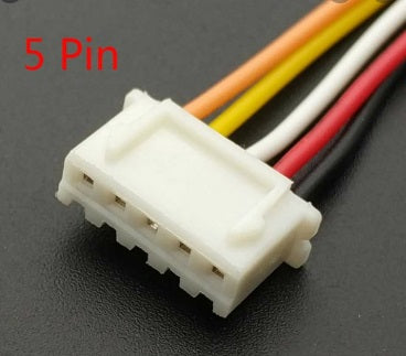 JST 5 Pin 2.54MM PITCH Connector Female with wire 25-30cm 2515 XH 5p ET8235