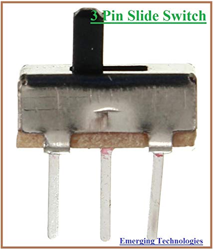 CAMAY mini SLIDE SWITCH 3 PIN SPDT SS-12D00 2.54mm pitch ET8021