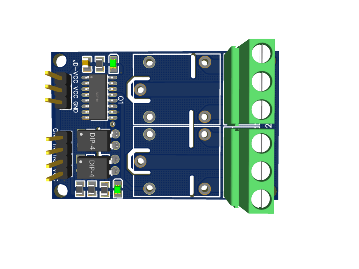 RELAY MODULE 2 CHANNEL PCB ONLY 2CH ET5698
