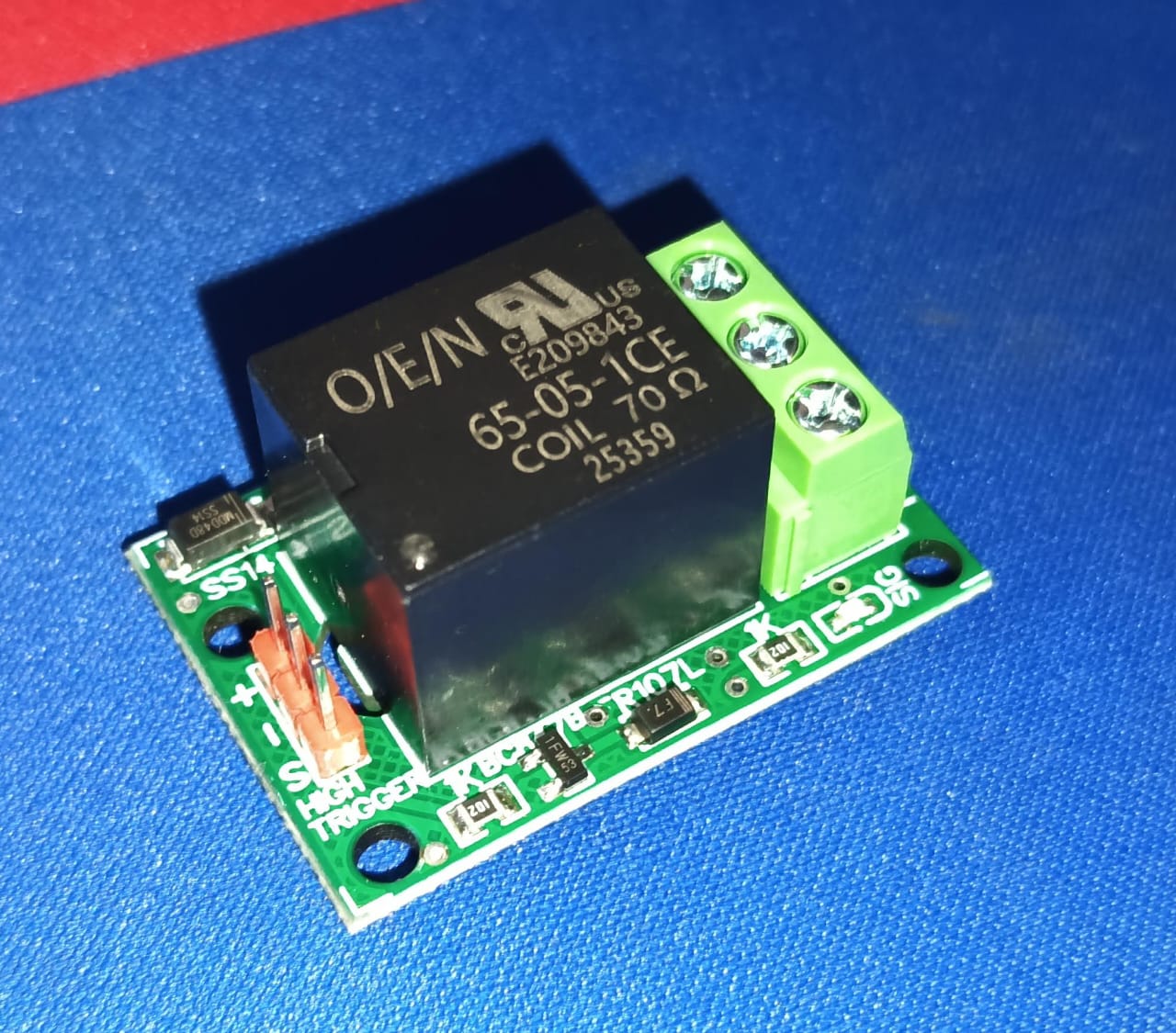 5V 1 Channel OEN Relay Module with input protection and ESD suppression 1CH ETD11302