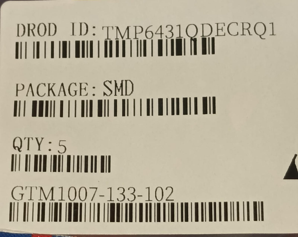 47K 0402 SMD TMP6431QDECRQ1 TI PTC Thermistor ETH6768