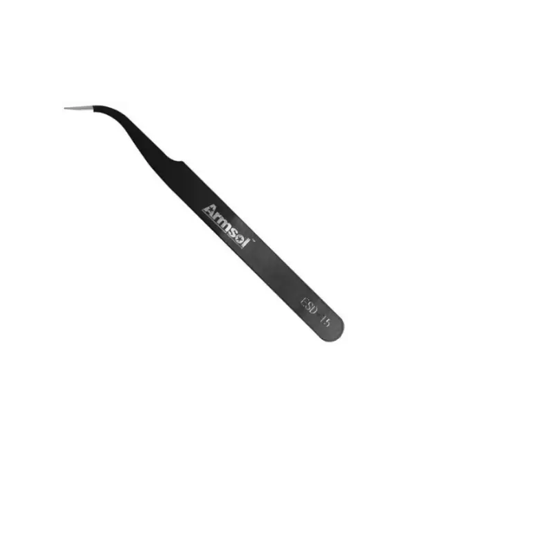 Tweezer ESD-15 Bent Tip Armsol Stainless Steel Bend ET5169