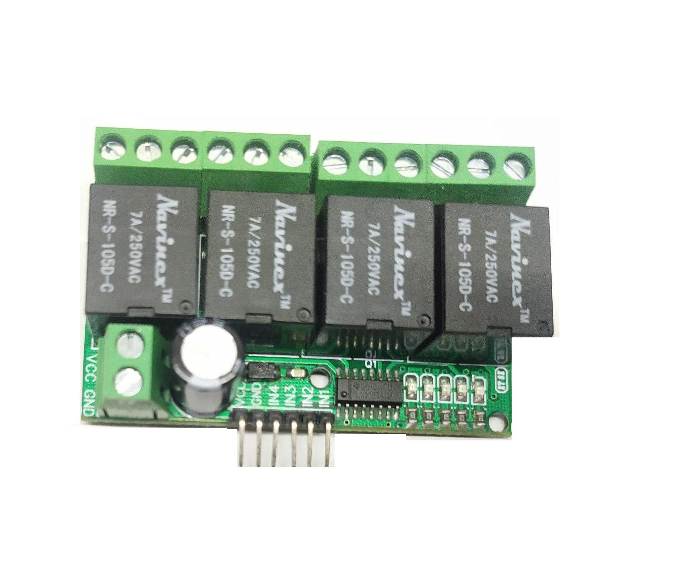 12V 10A 4 CHANNEL RELAY MODULE HIGH TRIGGER 4CH ET5517