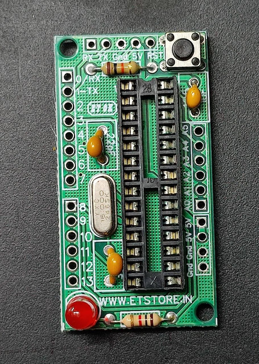 ATMEGA328 OR ATMEGA8 BREAKOUT BOARD PCB ET5674