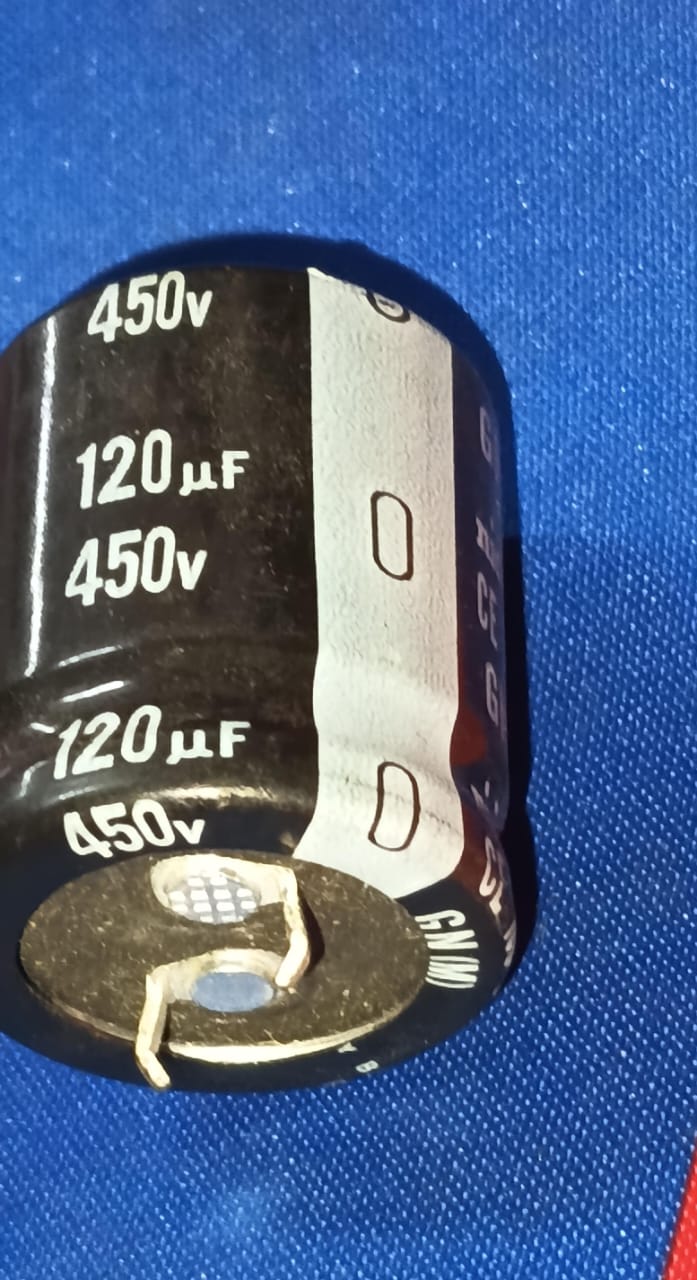 120uF 450V CAN Electrolytic nichicon Capacitor ET6640