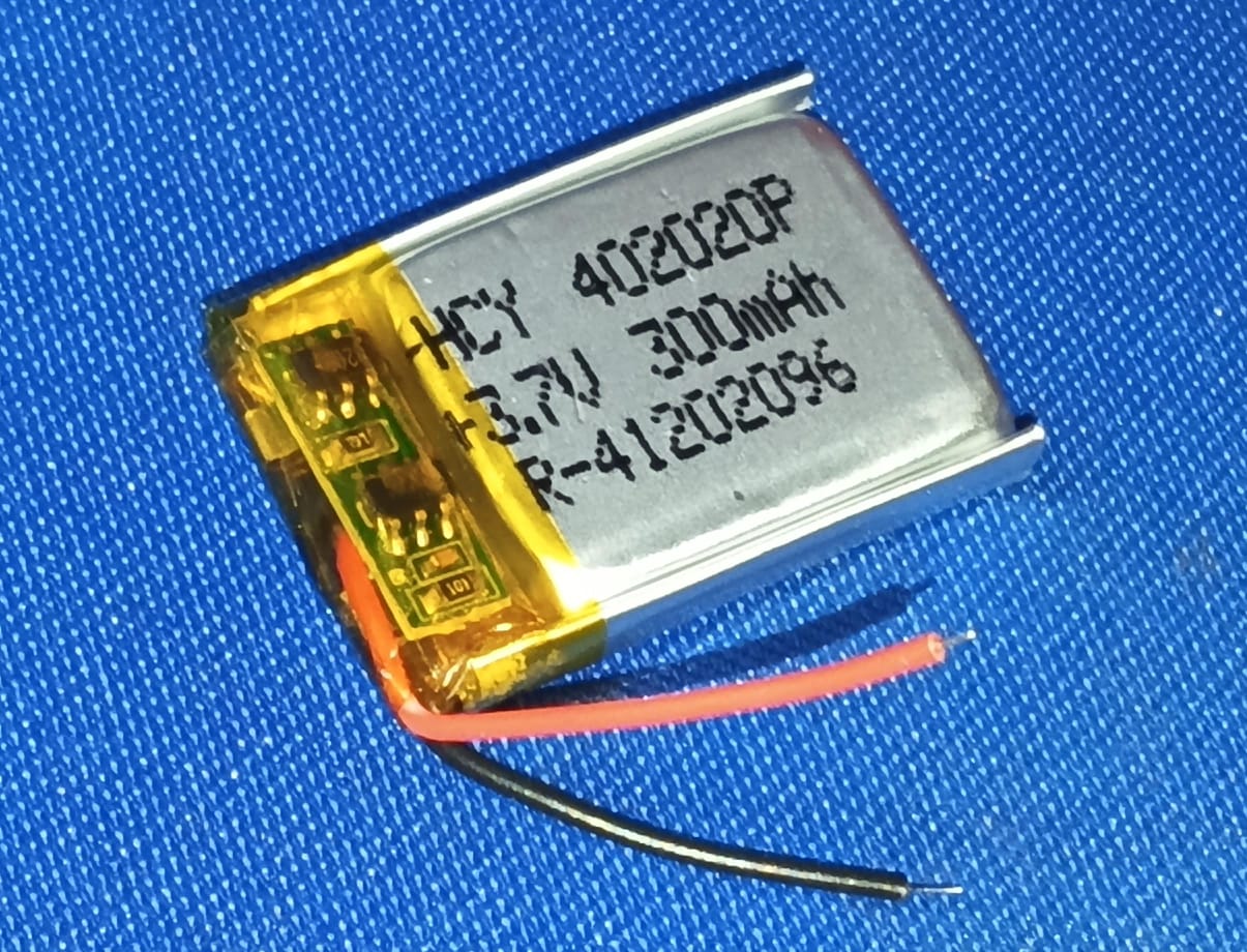 3.7V 300mAH 402020P 40x20x2mm Lithium Polymer Battery ET11355