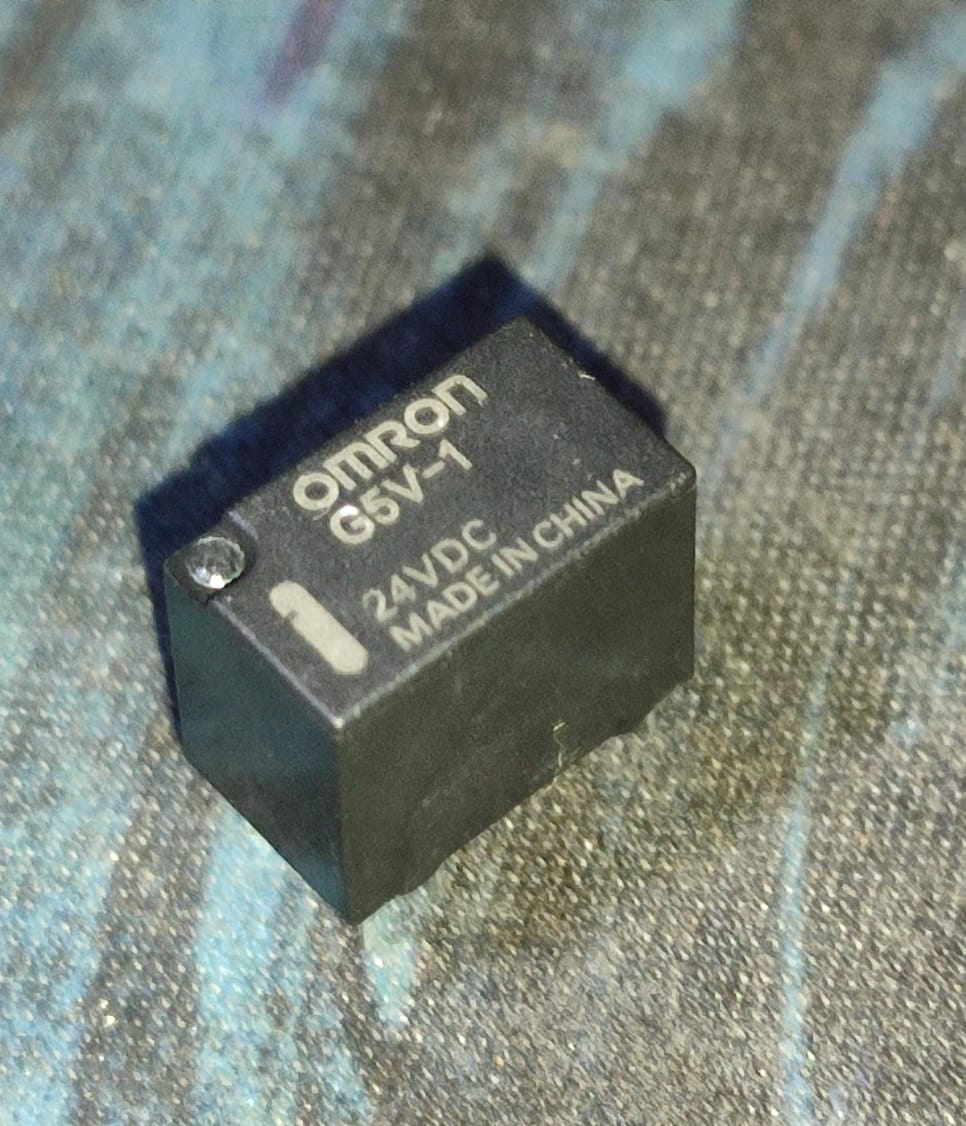 G5V-1-DC24 DIP,12.5x7.5mm OMRON 1A 24V Signal Relays ETA2594