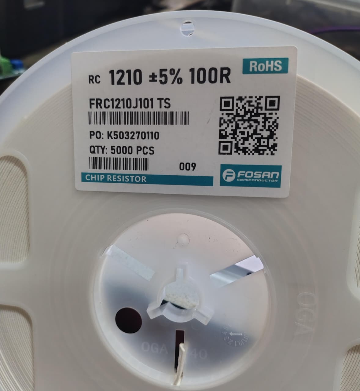 100 OHM 1210 SMD RESISTOR 0.5W Tolerance 5% 100E 100R ET9441
