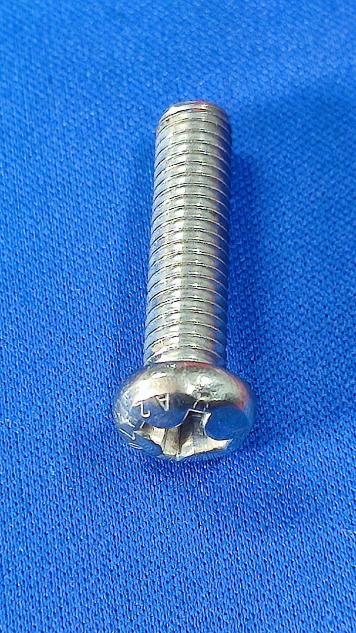 M6x25mm bolt pan head STAR SS stainless steel ETH6592