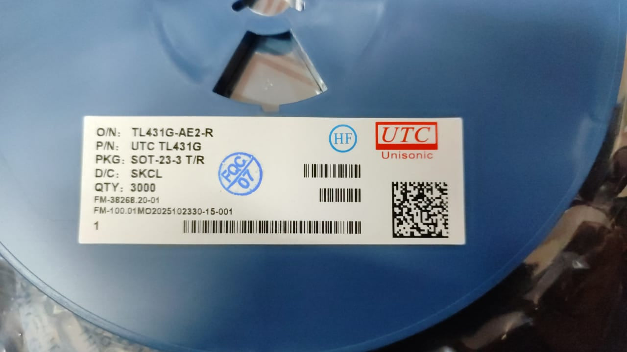 TL431G-AE2-R SOT23 UTC SMD Voltage Reference 431 431G ETA1574