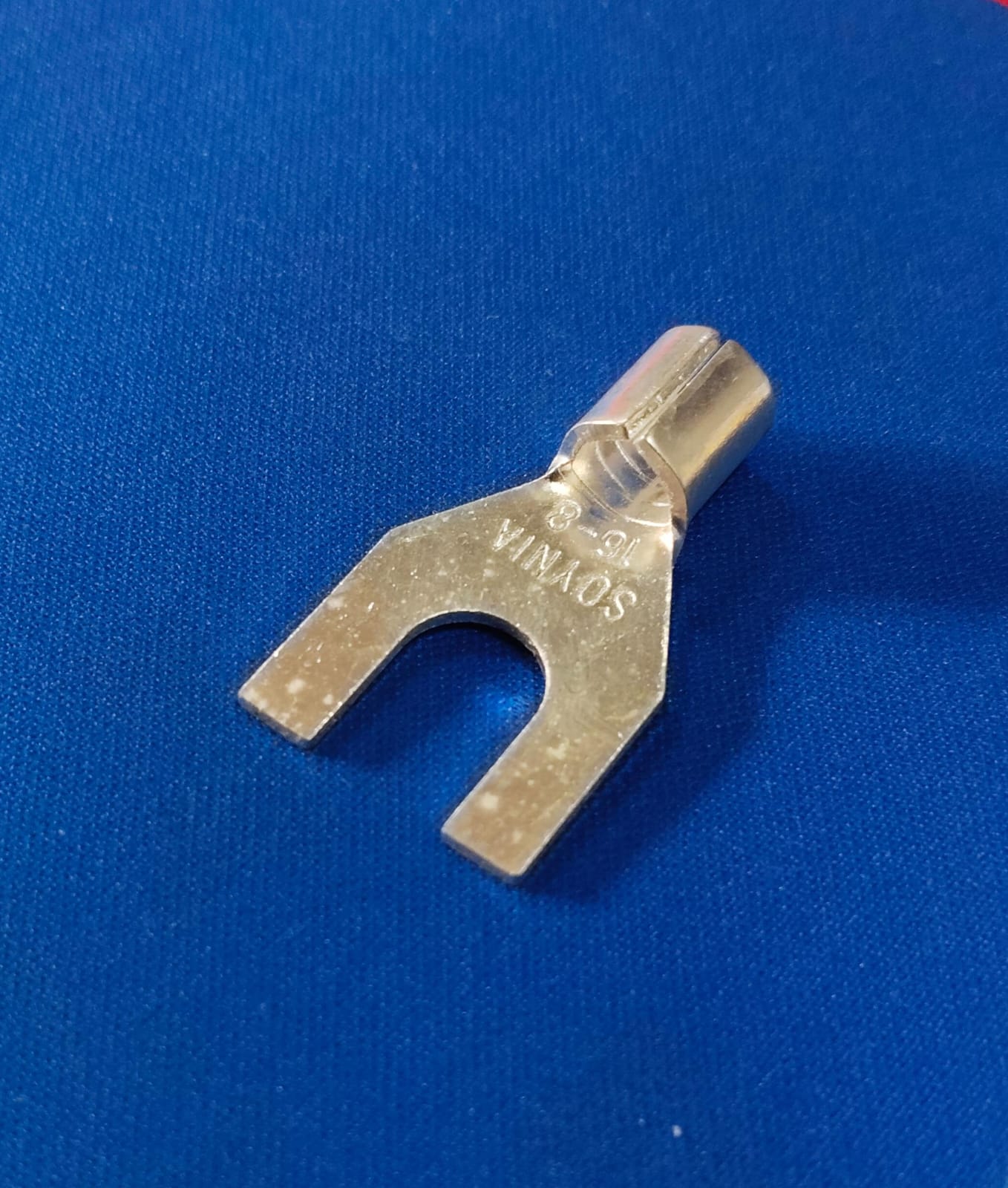 SE099 Crimping Lug Copper Fork (16.0)8.0mm SOYNIA 16-8 ET6575